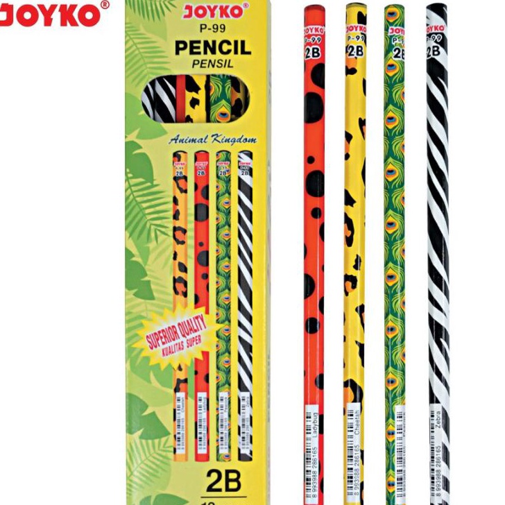 

JAMINAN KEPUASAN PELANGGAN Pensil 2B P99 Animal 1pak12pcs