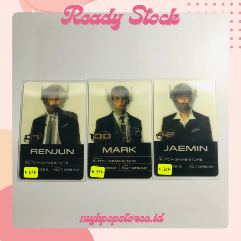 Lenticular PC Glitch Mode Mark Renjun Jeno Haechan Jaemin Chenle Jisung