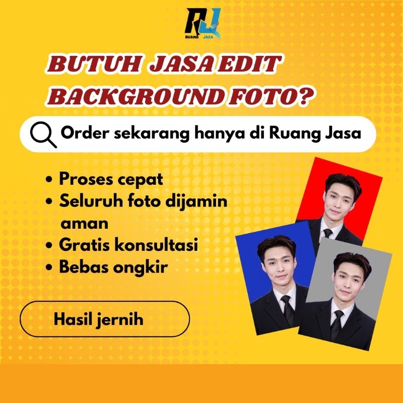 JASA EDIT BACKGROUND FOTO UNTUK CPNS, IJAZAH, DAN DOKUMEN PENTING LAIN