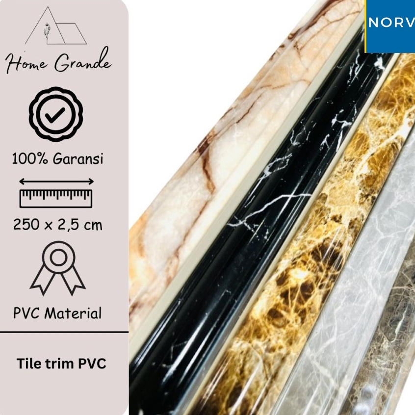 Tile Trim PVC  Kuku MacanCorner TrimBon Bon PVC