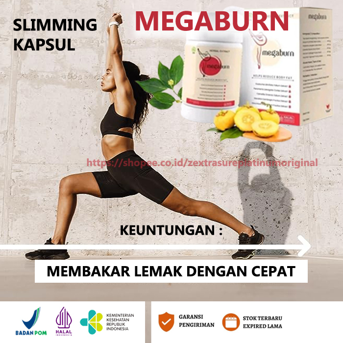 MEGABURN SLIMMING PRO CAPSULE ORIGINAL OBAT DIET PELANGSING TUBUH