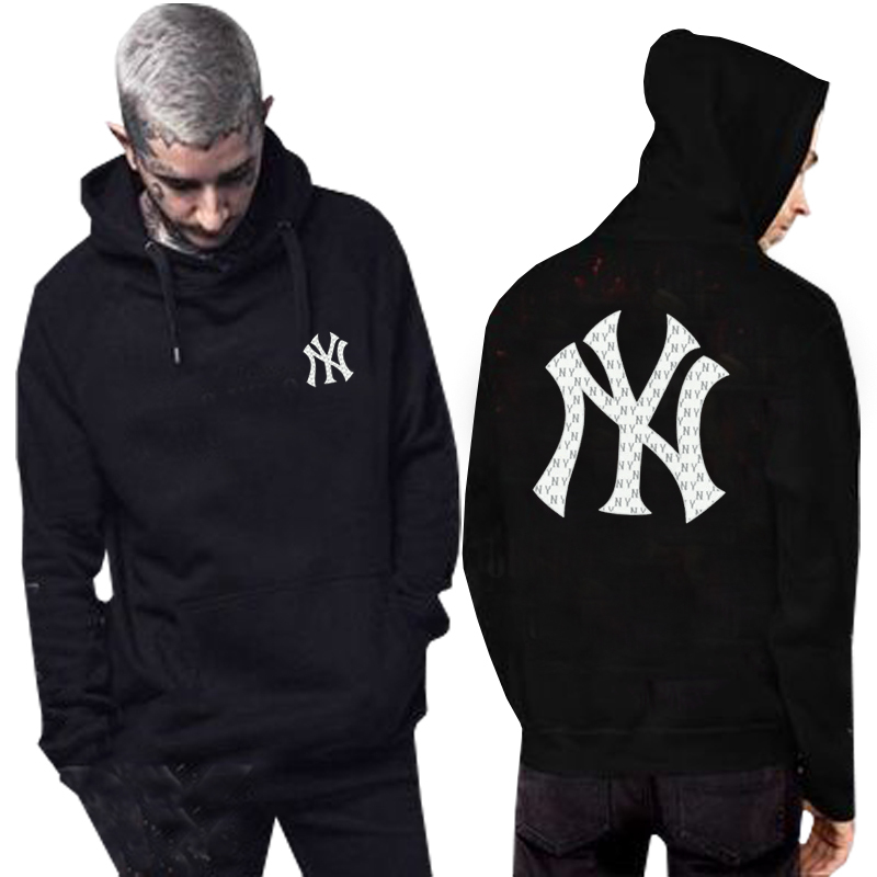 New Hoodie MLB Korea NY Classic Monogram Hoodie Cotton Fleece | Hoodie Zipper & Hoodie Jumper