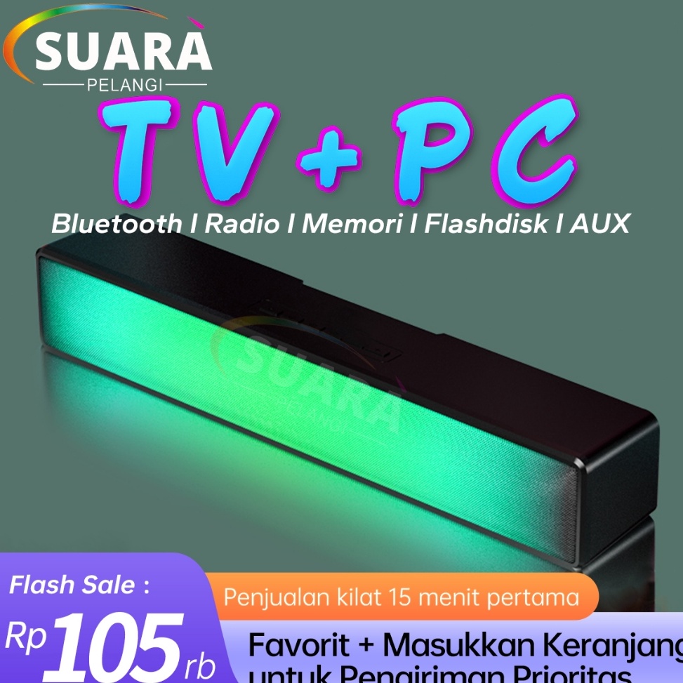 Modern TVPC BASSSpeaker Bluetooth Soundbar TV Super Bass RGB Robot 2 Speakers JBL Original Laptop Ga