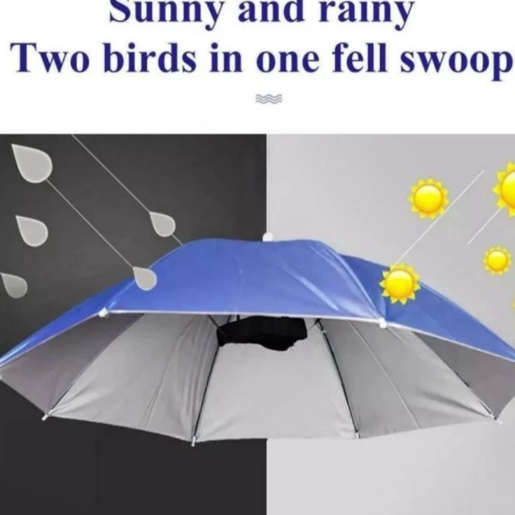 Serba Grosir  Payung TopiPayung Kepala Topi Payung Diameter Besar 6cm