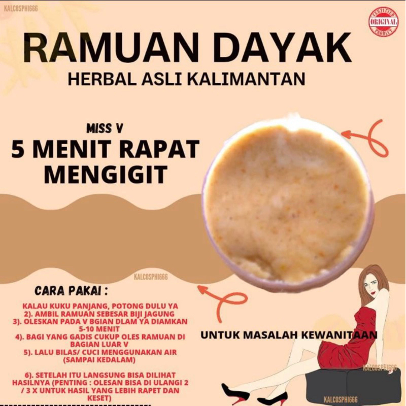 Ramuan Dayak Asli Kalimantan / Ramuan Bujang Dayak