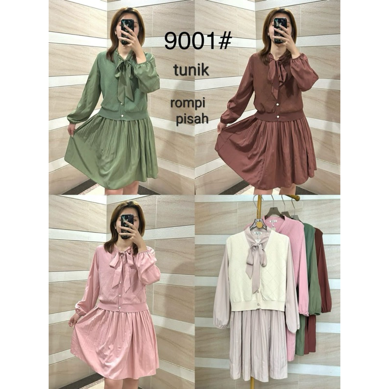 TUNIK ROMPI VEST RAJUT/TUNIK LUCU/TUNIK PREMIUM