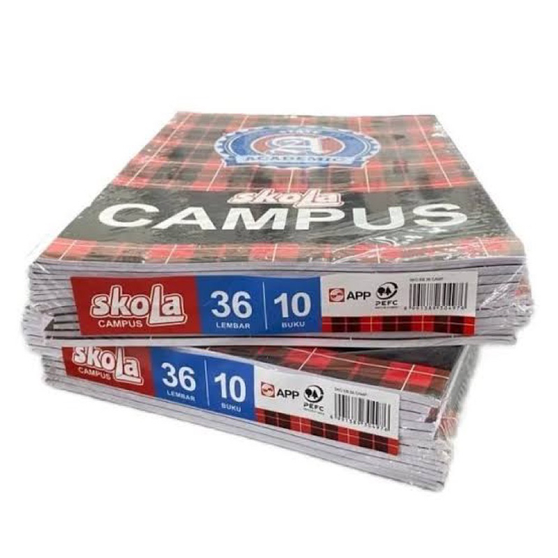 

buku tulis skola campus 36 10s - skola campus buku tulis 36 - sidu buku tulis campus 36