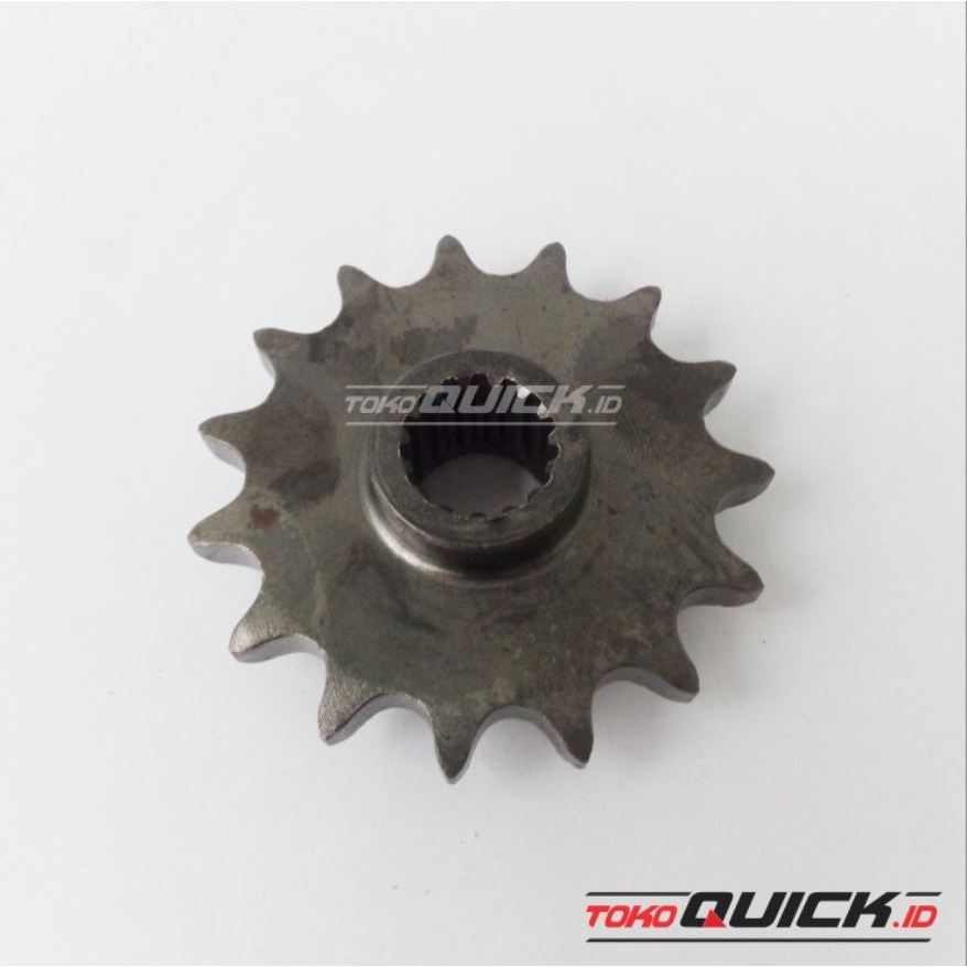 Gigi Gir 15T 20T Side Sprocket Rotary Transmission Housing (RTH) Traktor Quick Cultivator Cakar Baja