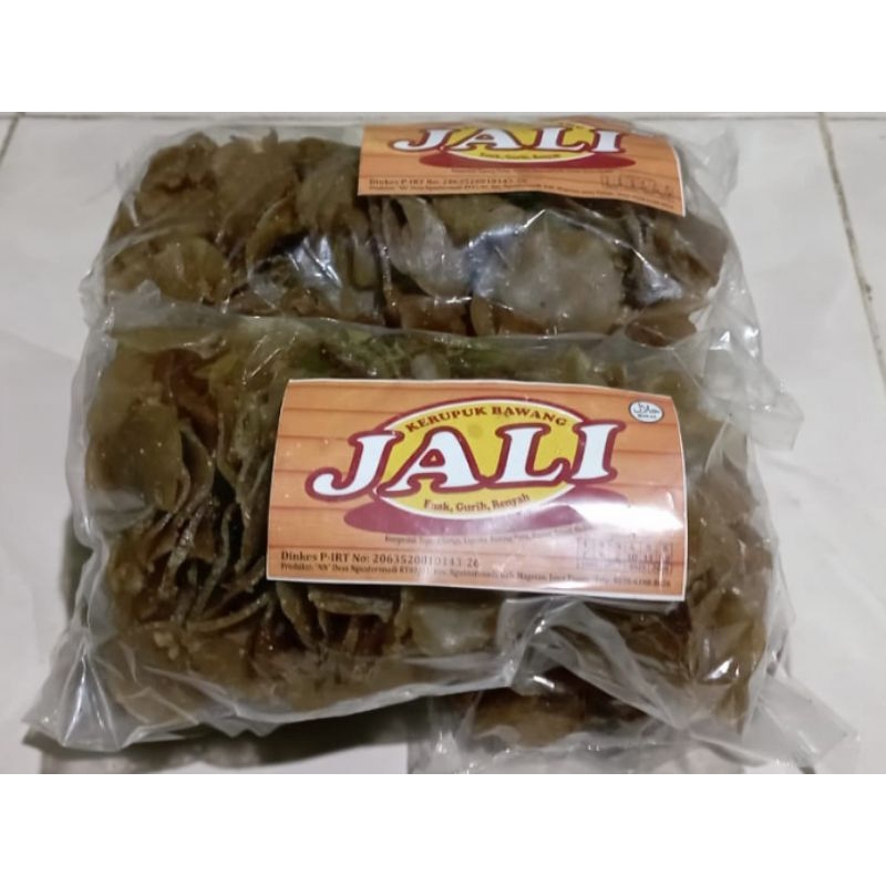 

Kerupuk Puli JALI Rasa Bawang (500gr mentah)