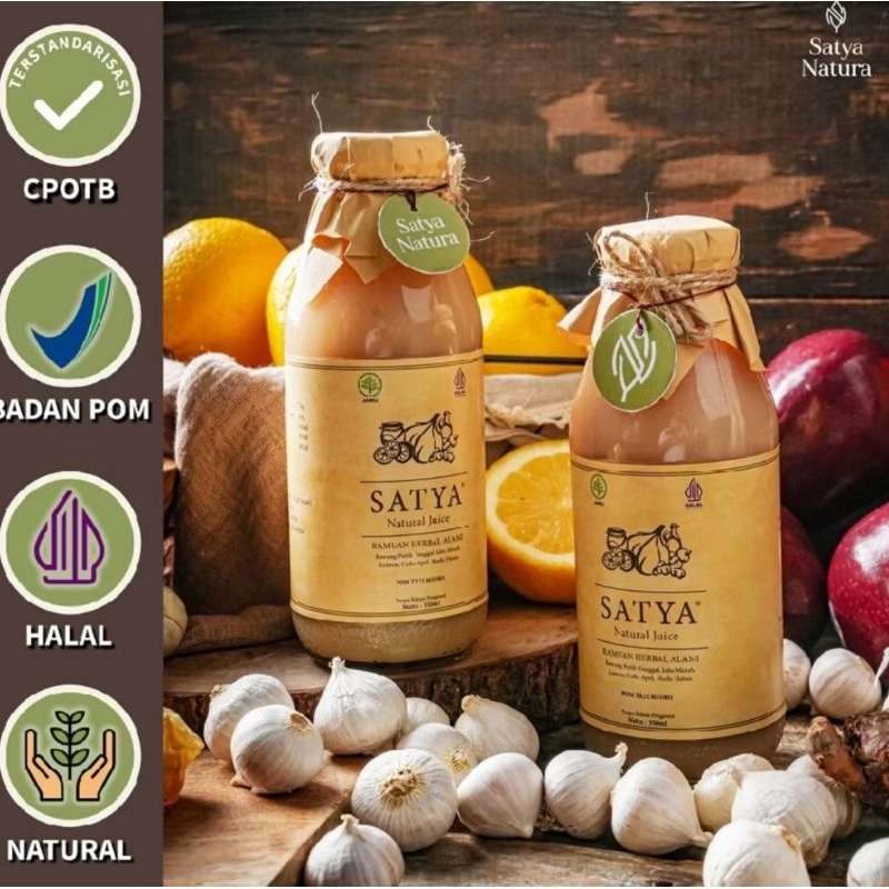 

[Promo] Ready Paket Bundling 2 Botol Satya Natural Juice | Jus Bawang Putih Tunggal Alami BPOM