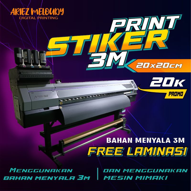 

Print Stiker Bahan Menyala 3M 20x20cm