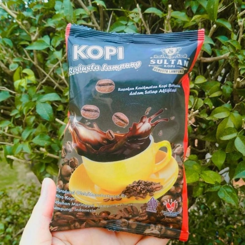 

Sultan Kopi / Kopi Robusta Lampung Premium 100 gram / Biji kopi Pilihan