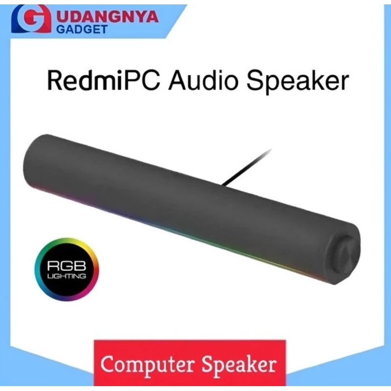 REDMI COMPUTER SPEAKER DESKTOP SOUNDBAR RGB LIGHT
