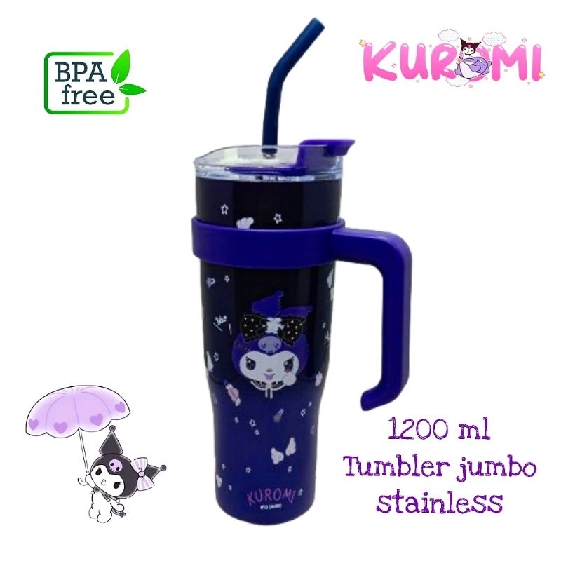 Tumbler botol minum kuromi stainless
