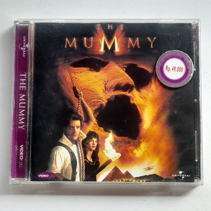 VCD The Mummy Brendan Fraser (1999) 2 Disc ORIGINAL Universal Pictures VideoCD