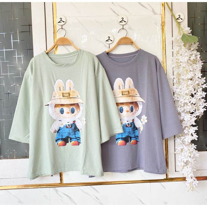 atasan labubu atasan oversize wanita kaos import atasan wanita jumbo kaos jumbo wanita