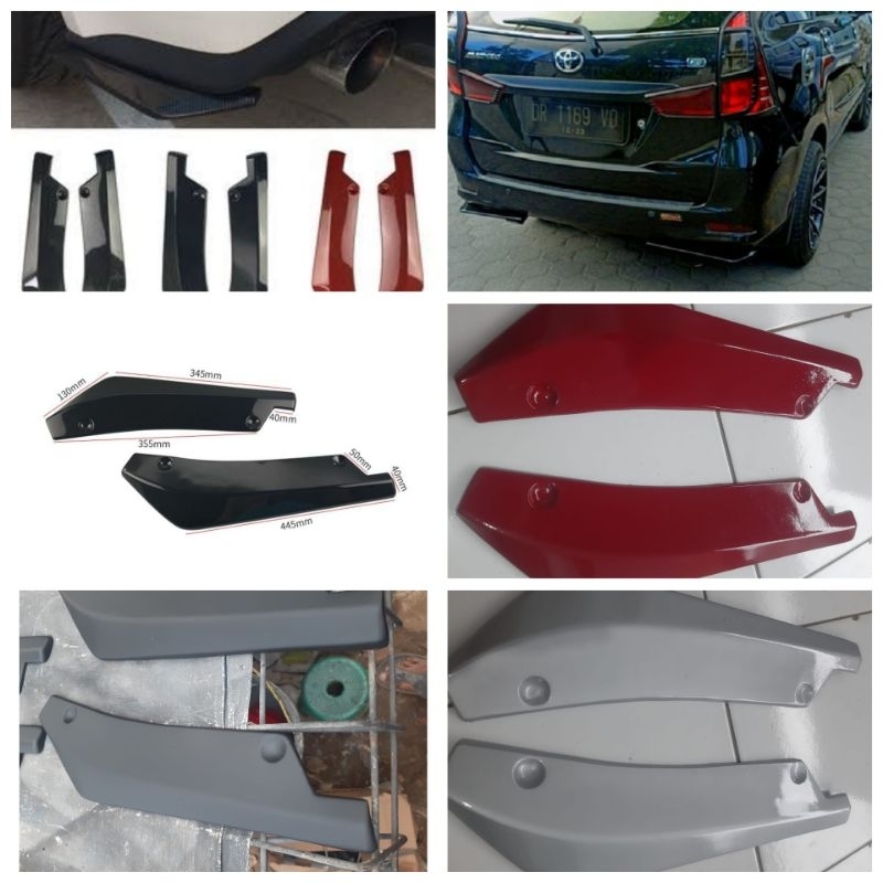 winglet belakang mobil universal