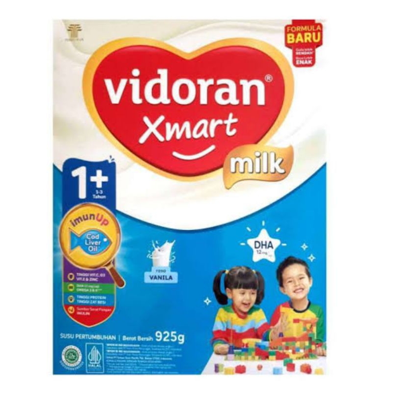 

Susu Vidoran Xmart 1+ Vanila 925gr