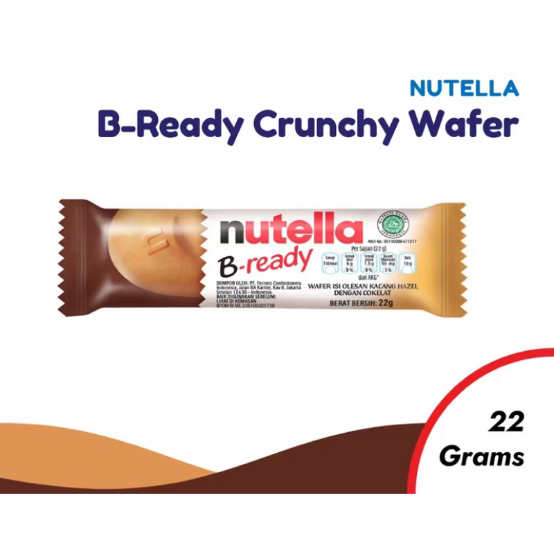 

Nutella B-Ready Wafer Chocolate 22 Gram