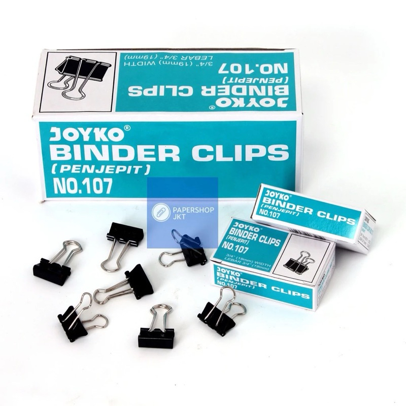 

KENKO BINDER CLIP / Klip Kertas / Penjepit Kertas No. 107