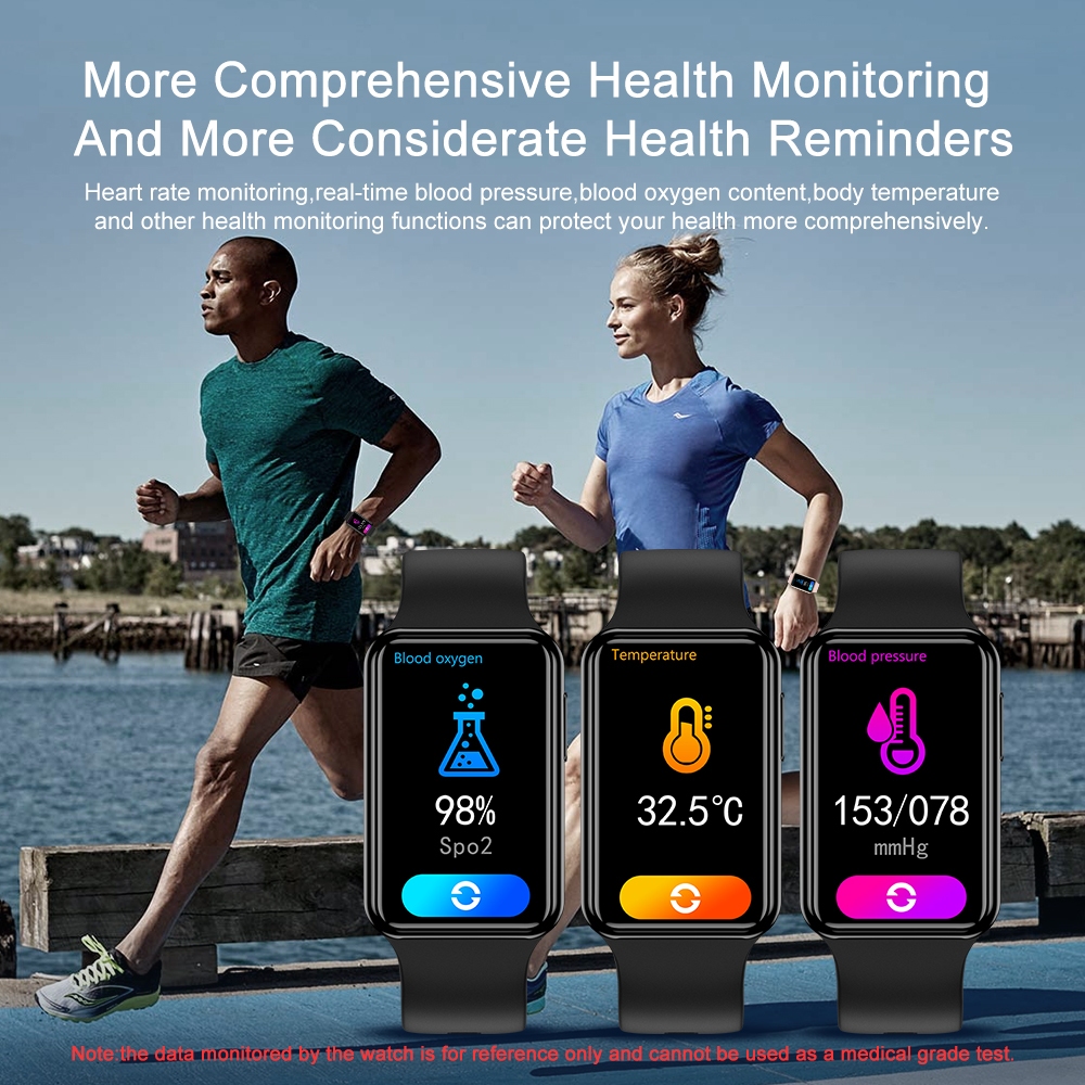 Cuci Gudang Simbojoy Smartband C6Plus Smartwatch Layar Terang 1.47'' Bluetooth Multi-Sport Fitness