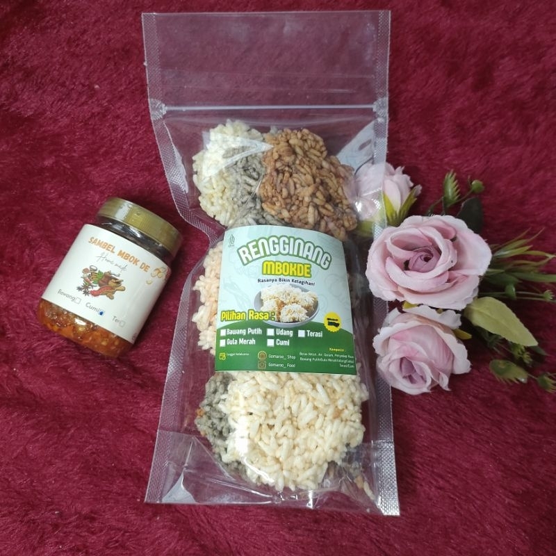 

PAKET BUNDLING HEMAT Sambel + Rengginang Goreng Mbokde (tulis varian di note)