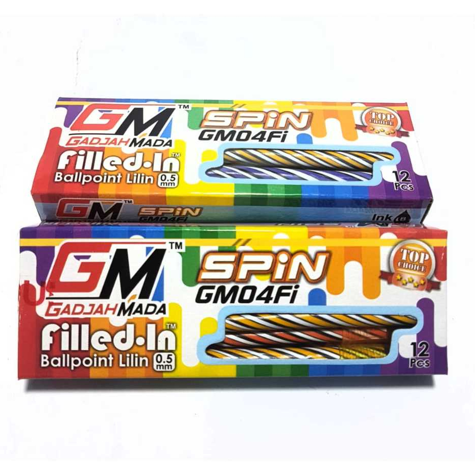 

Harga Grosir ( 1GROSS / 12kotak ) Pulpen SPIN LILIN 0.5mm/ PELNA