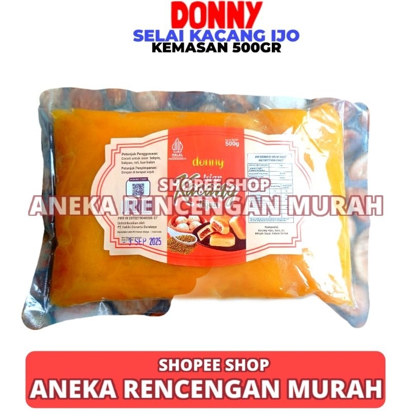 

Isian Filling Selai Kacang Hijau 500 Gram Merk Donny