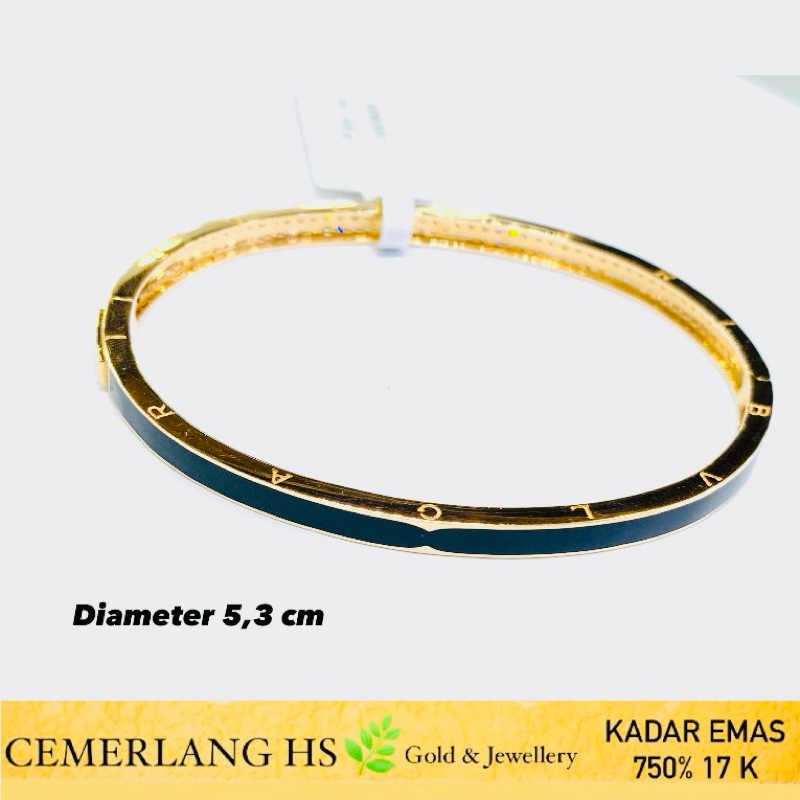 gelang emas fashion italy 17k