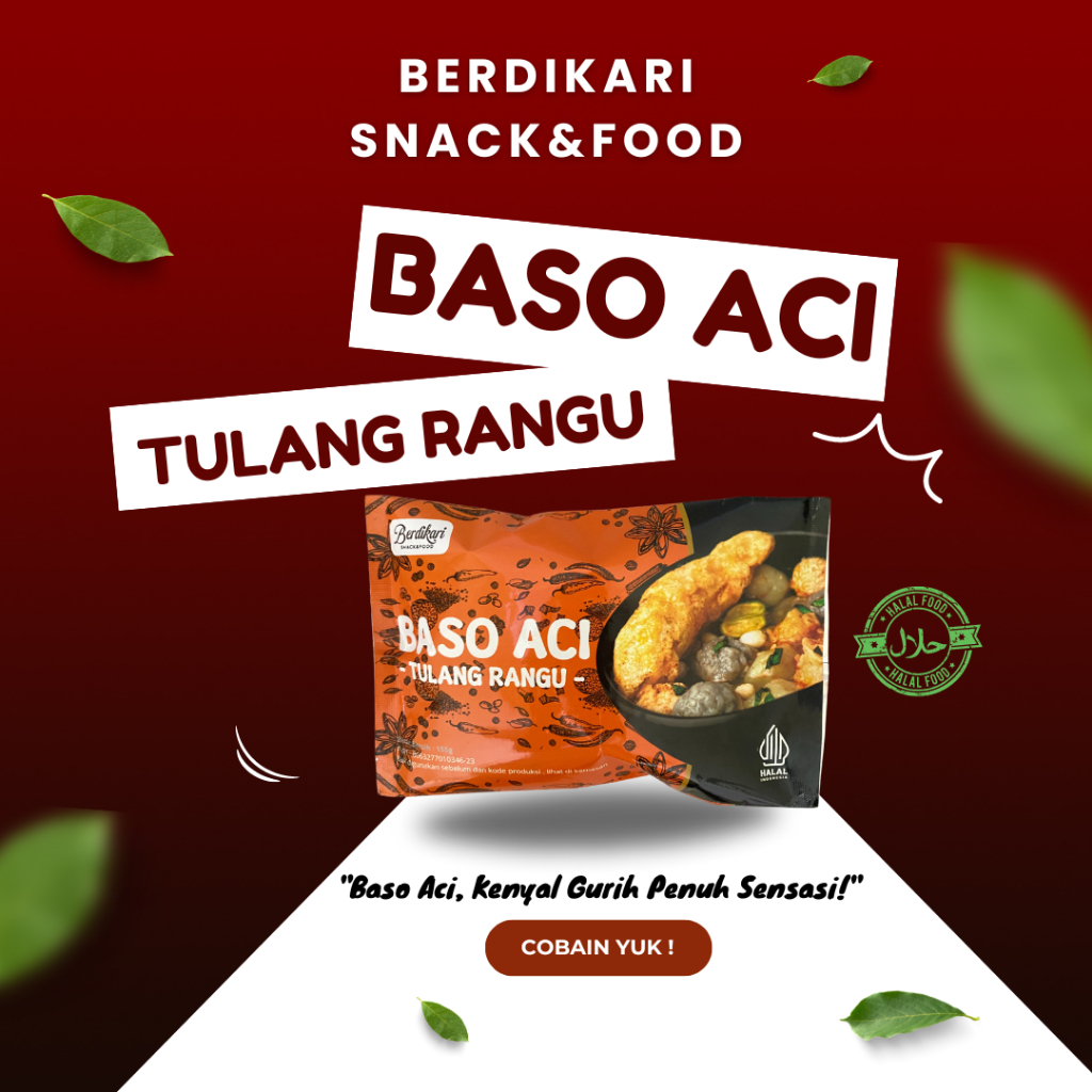 

Bakso Aci Berdikari Rasa Tulang Rungu
