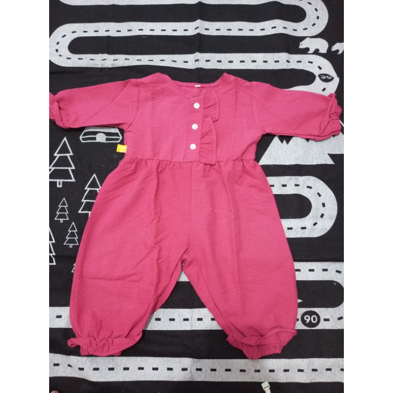 Preloved baju dress anak bayi perempuan 1 tahun