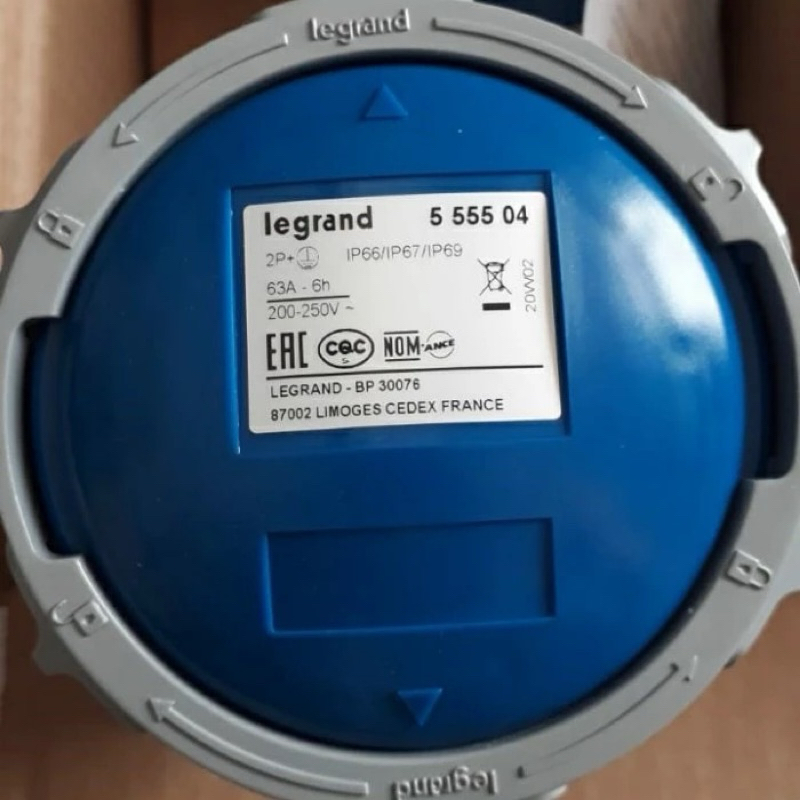 Socket Legrand Mobile Mounting 3 Pin 63A