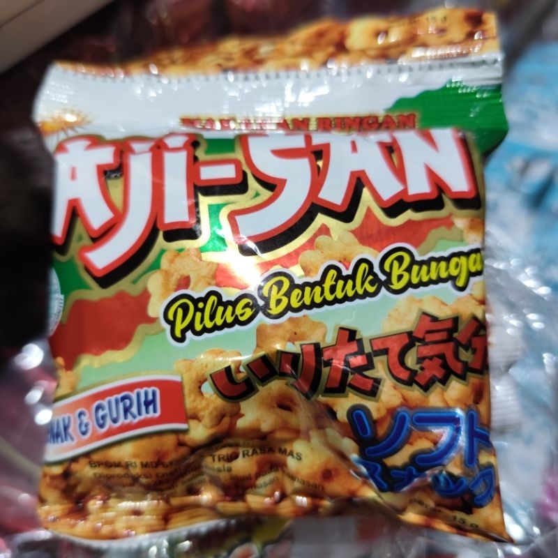 

Pilus bentuk bunga Aji-san 10 x 15gram