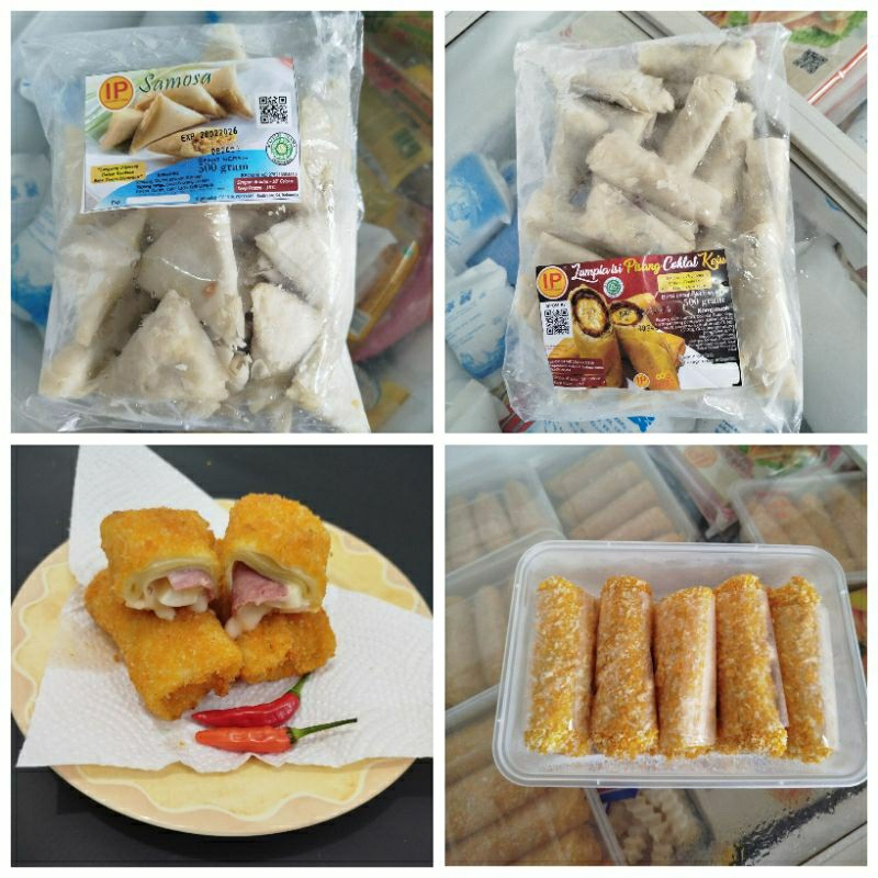 

RISOL MAYO Premium / SAMOSA IP 500 / Pisang Coklat Lumpia IP 500