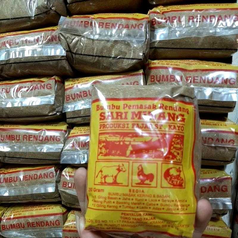 

bumbu sari minang rendang bumbu masakan bumbu rendang bumbu rasa nya gurih bumbu rempah