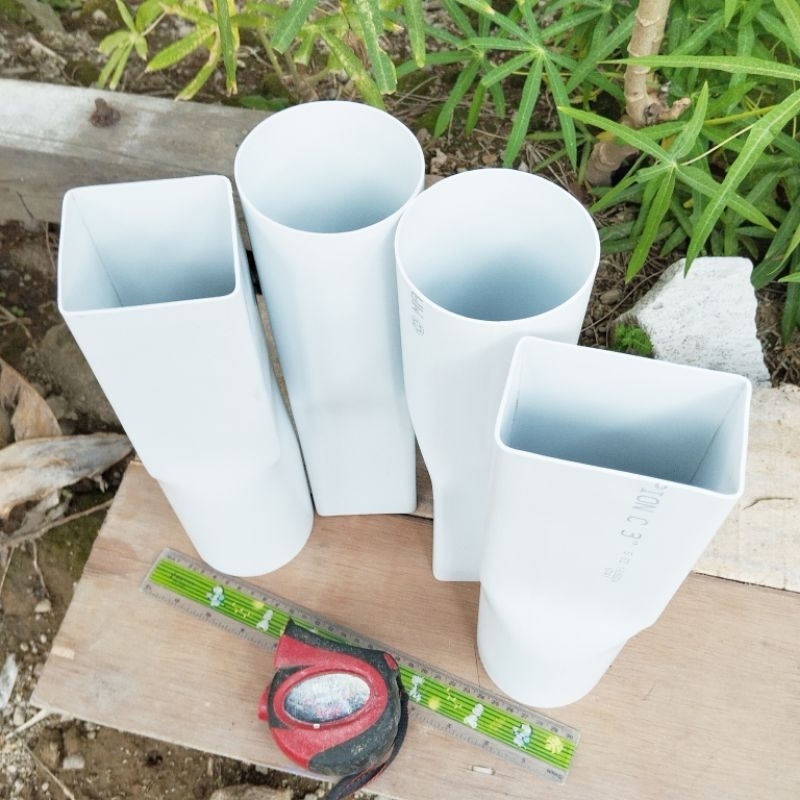 Sunbloom Pipa Paralon/Pvc Kotak & Bulat Pipa 3" Tebal 1Mm