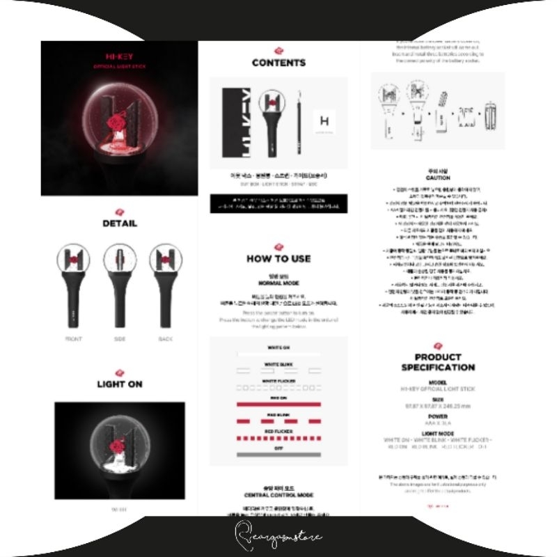 H1-KEY - OFFICIAL LIGHTSTICK (WITHMUU)