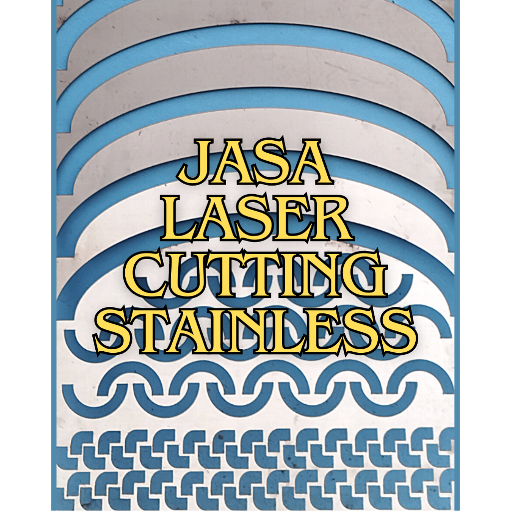 Jasa CNC Laser Cutting Metal Potong Plat Stainless Ornamen Pagar Stainless Steel