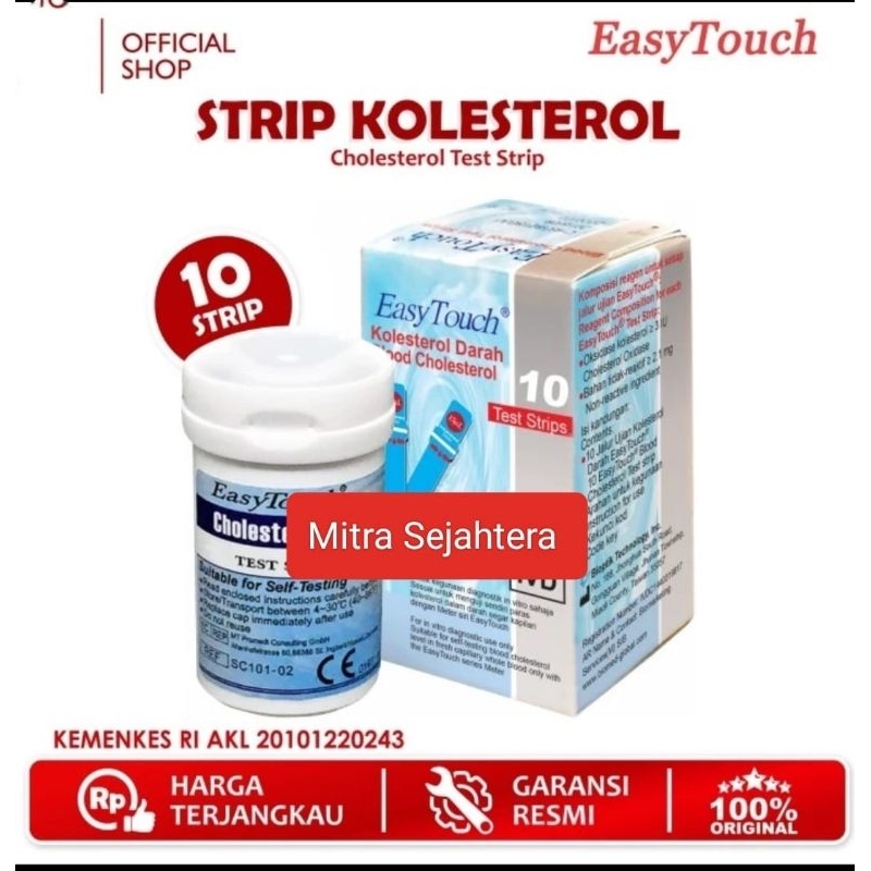 Strip Refill Easy Touch Cholesterol Refill Easy Touch Kolesterol