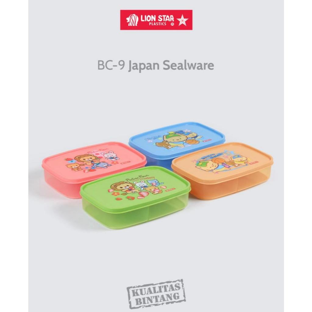 TEPAK MAKAN ANAK/ TEPAK ROTI/ TEMPAT ROTI LION STAR JAPAN SEALWARE BC-9