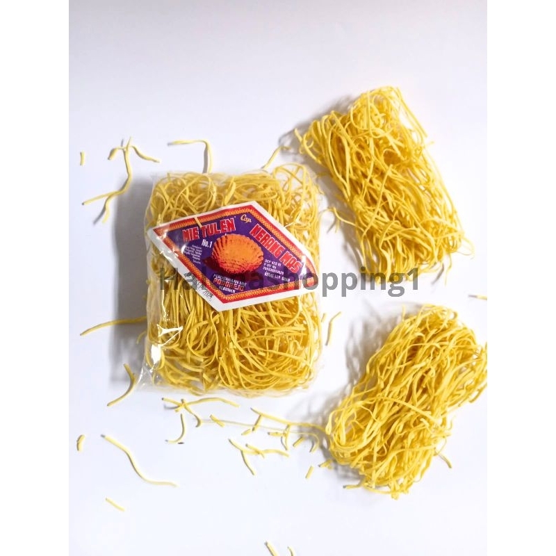 

Mie Tulen Cap KERANG MAS / Mie Kering /Mie Kebumen (Mie Kecil 120gr)