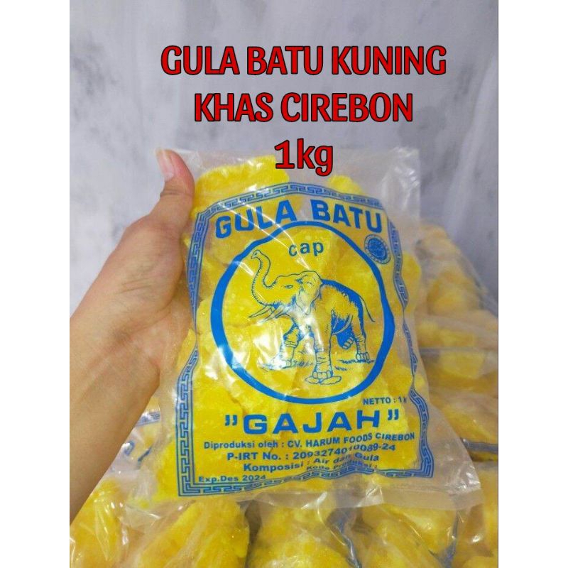 

gula batu kuning khas cirebon asli 100% original