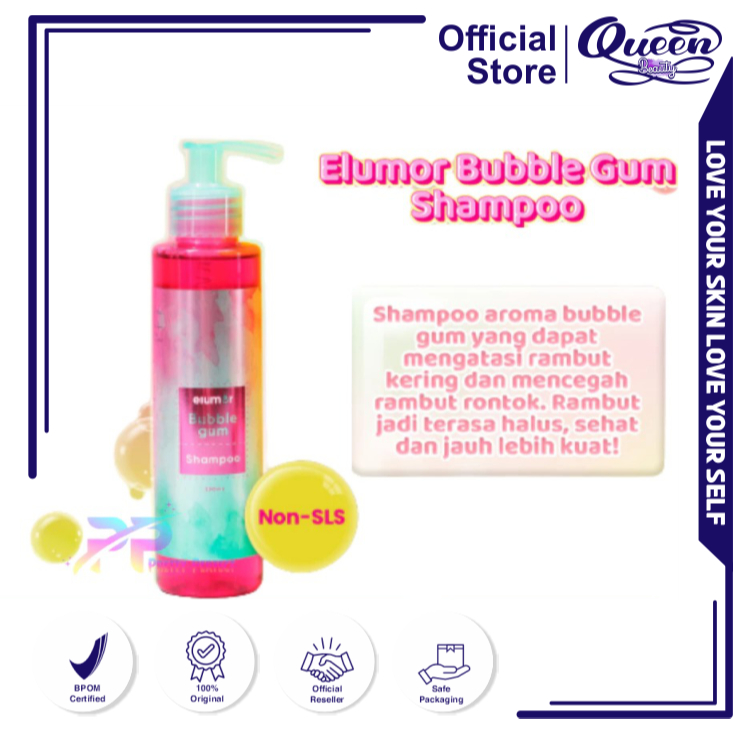 Elumor Bubble Gum Shampo 200ml