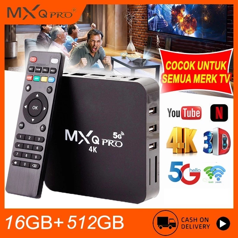 Latest Android Box 4K TV Box 16gb Ram 512gb Rom TV BOX 2.4G Wifi Smart Tv Box Unlock Tv Box Android