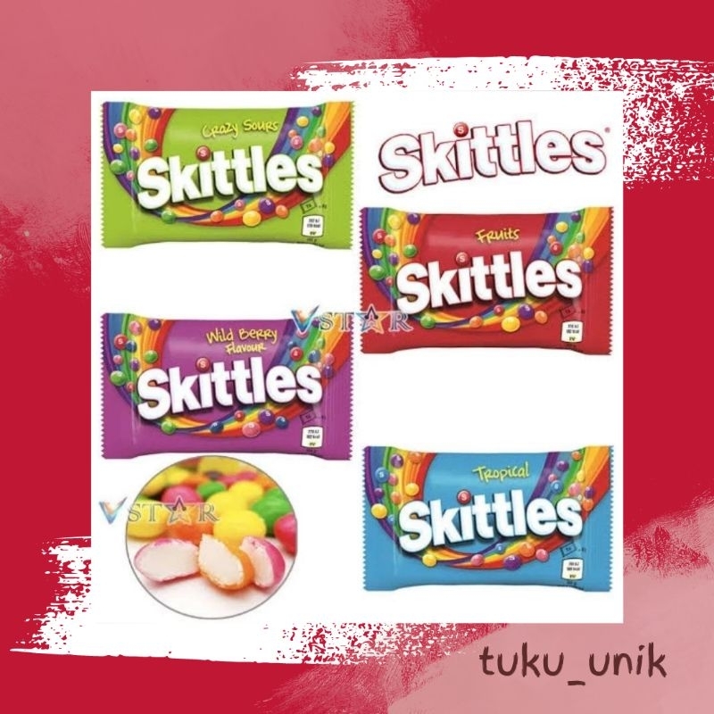 

(Bisa Cod) Ready Stok Candy/Permen Buah Skittles/Skitless