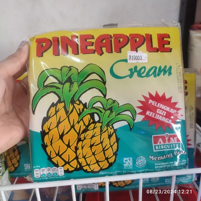 

AIM biskuit Pineapple Cream berat 150 gram