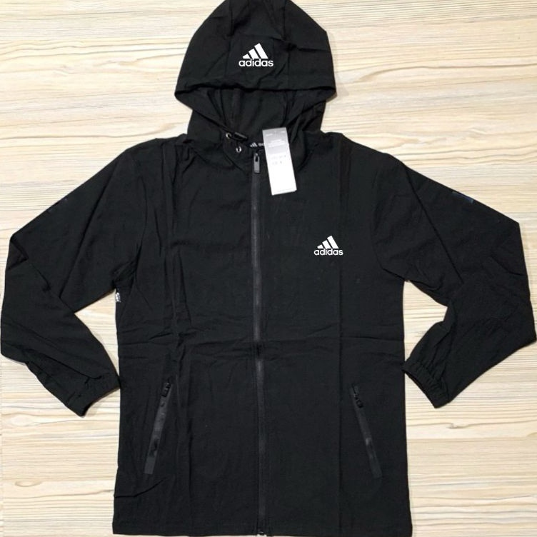 First Sale  Jaket Olahraga Parasut IMPORT Premium waterproof running joging pria wanita jaket windbr