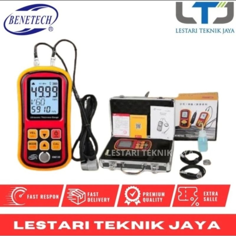 Ultrasonic Thickness Gauge GM100 BENETECH Tester GM-100 GM 100 Meter