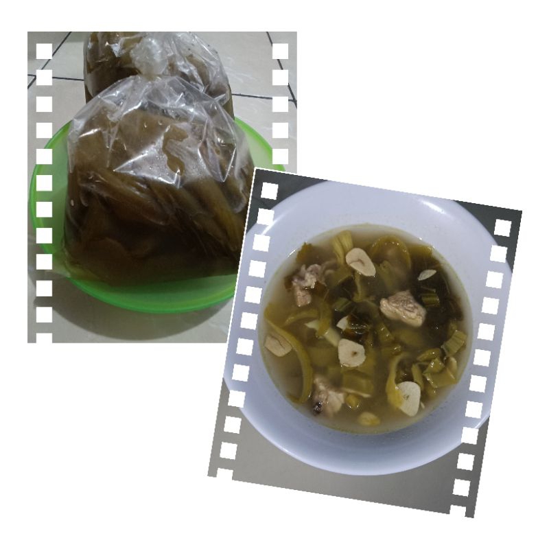 

sayur asin mentah 500gr.