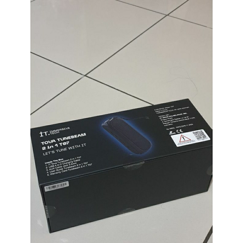 Speaker Portable Tova Tunebeam 2 in 1 T07